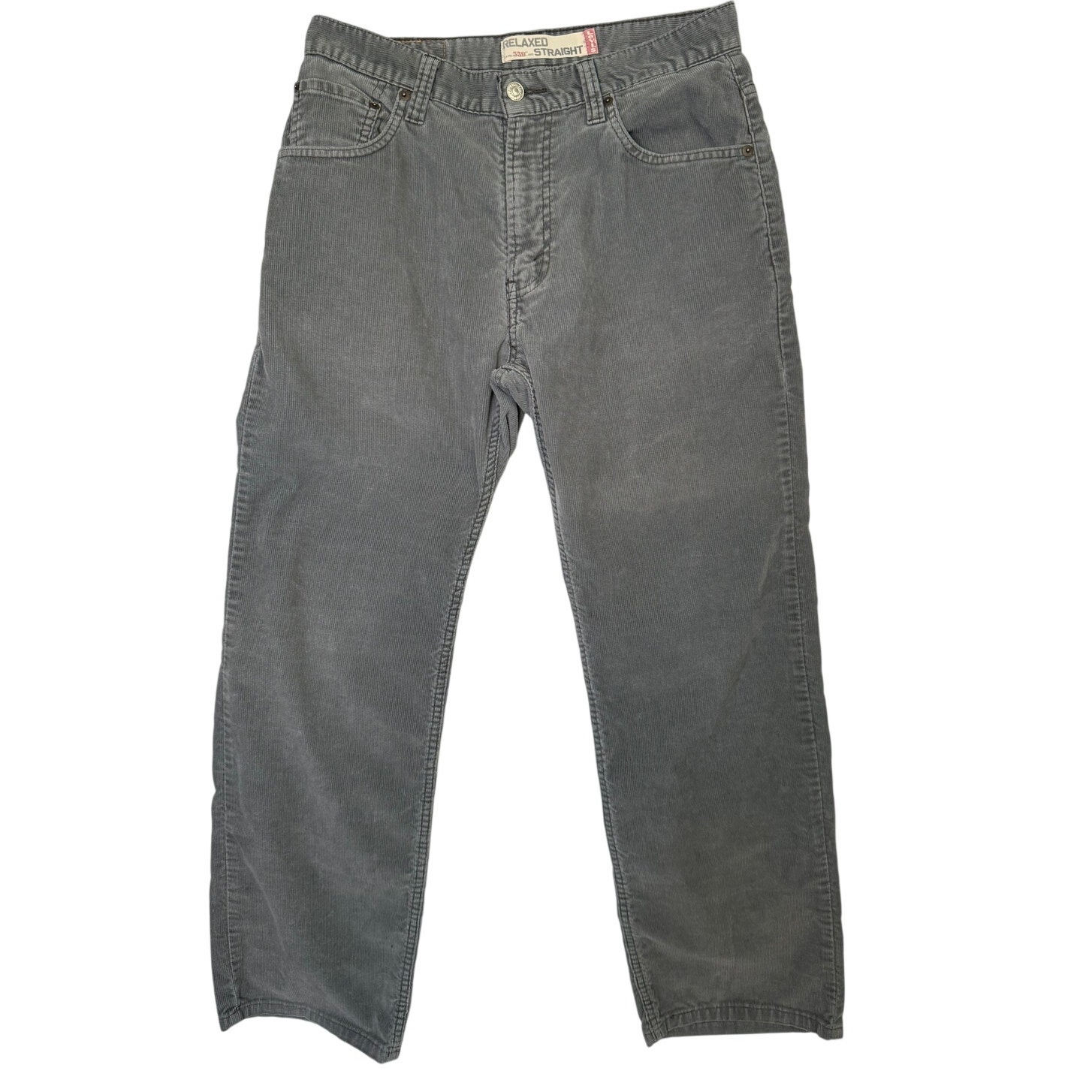 Levi’s 559 Relaxed Straight Gray Corduroy Pants Men’s 30x30 Classic Fit